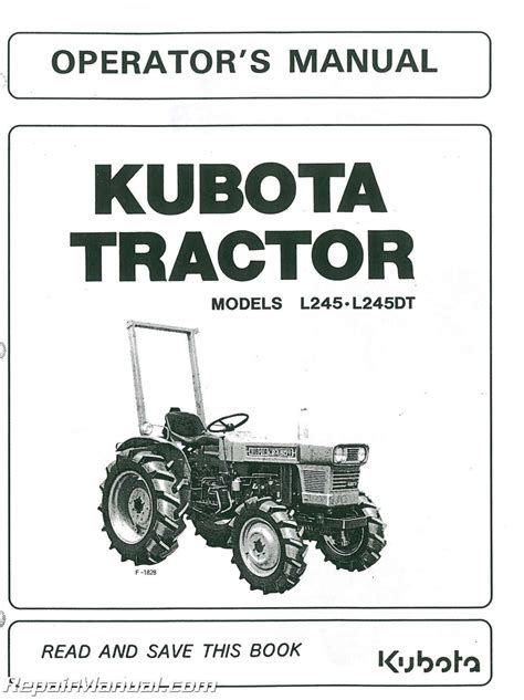 kubota operatorts manual